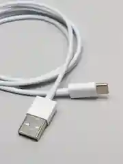 Белый кабель Lightning для iPhone 7, 8, X, 11, 12, 13, iPad, 1 метр, без упаковки