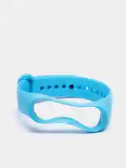 Голубой ремешок для Xiaomi Mi Band 3 / Mi Band 4 силиконовый, 20 цветов