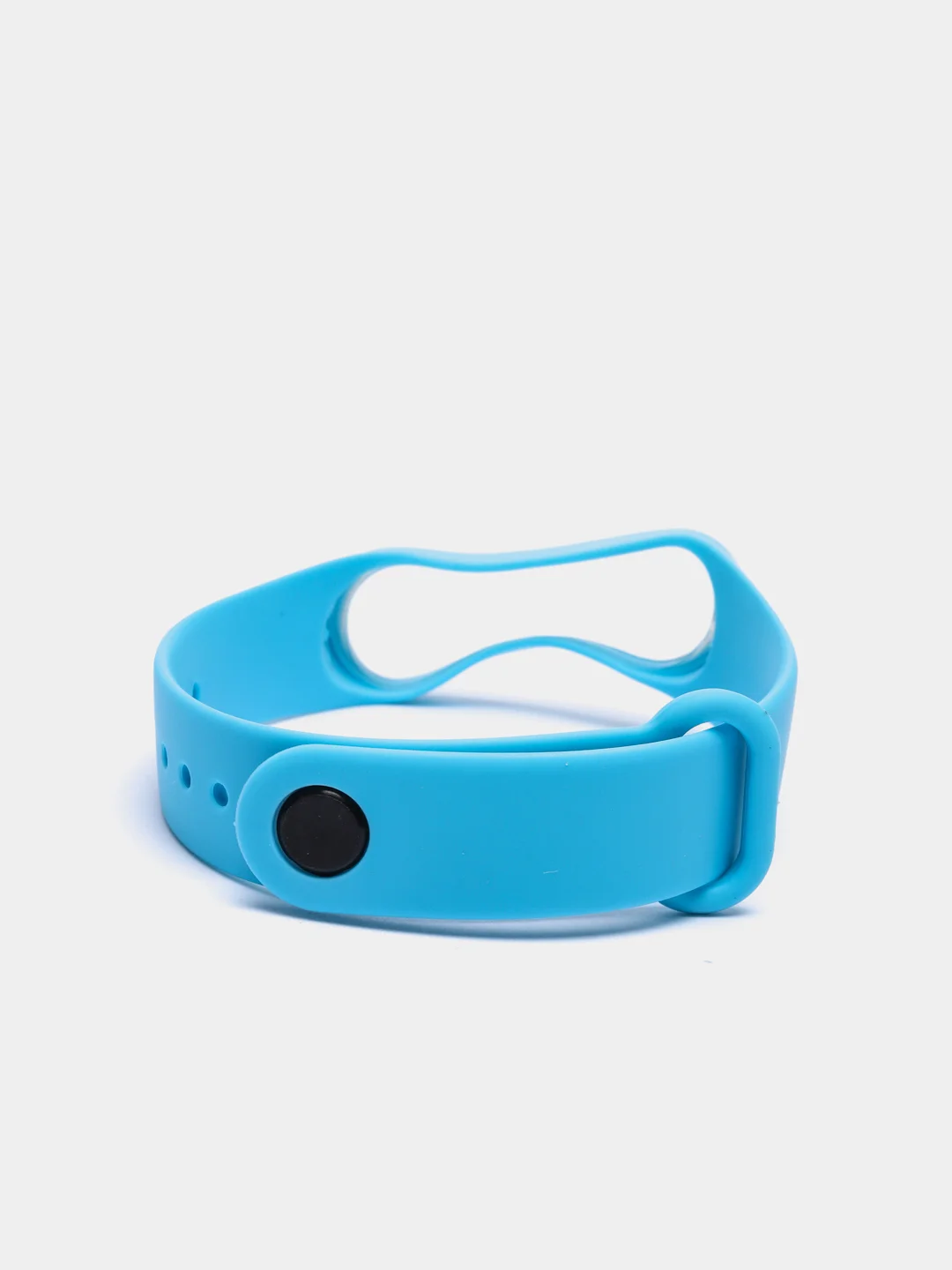 Голубой ремешок для Xiaomi Mi Band 3 / Mi Band 4 силиконовый, 20 цветов