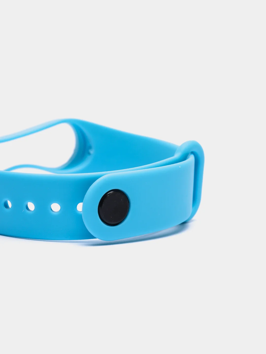Голубой ремешок для Xiaomi Mi Band 3 / Mi Band 4 силиконовый, 20 цветов