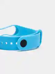 Голубой ремешок для Xiaomi Mi Band 3 / Mi Band 4 силиконовый, 20 цветов
