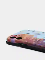 Голубой чехол "Абстракция" для iPhone 11, 12