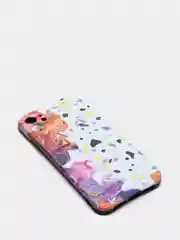 Голубой чехол "Абстракция" для iPhone 11, 12