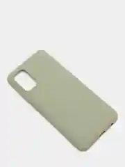 Серый чехол Samsung Galaxy A02s силиконовый