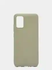 Серый чехол Samsung Galaxy A02s силиконовый