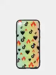 Голубой чехол для iPhone 7, 8, SE, ромбик