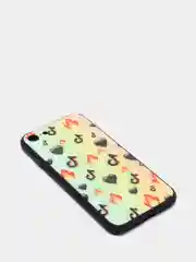 Голубой чехол для iPhone 7, 8, SE, ромбик