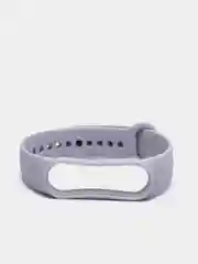 Серый ремешок для Xiaomi Mi Band 5 / 6 / 7, силиконовый