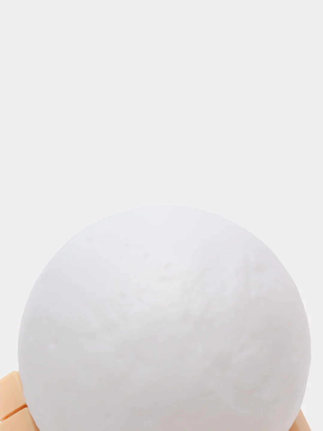 Желтый светильник Луна, 8 см (настольный ночник 3D шар) с подставкой Moon Lamp
