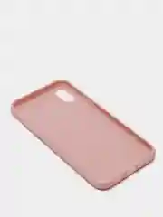 Лавандовый чехол для Apple iPhone X / XS силиконовый, матовый, однотонный