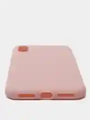 Лавандовый чехол для Apple iPhone X / XS силиконовый, матовый, однотонный