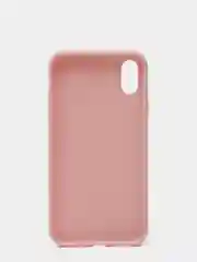 Лавандовый чехол для Apple iPhone X / XS силиконовый, матовый, однотонный