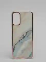 Чехол Xiaomi Poco M3 Pro, Redmi Note 10T силиконовый с мраморным рисунком и цветами