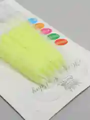 Желтый свечи для торта, 10 штук