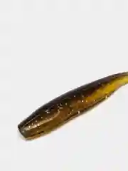 Оливковый виброхвост, силиконовая приманка, 55-120 мм, 10 штук