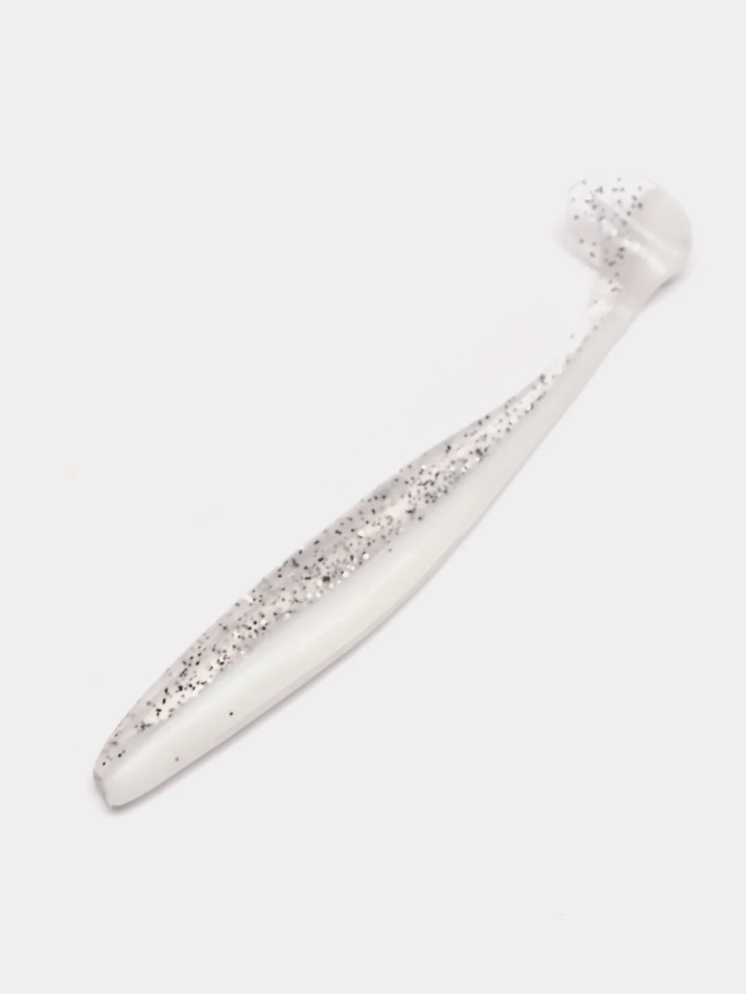 Серебряный виброхвост, силиконовая приманка, 55-120 мм, 10 штук