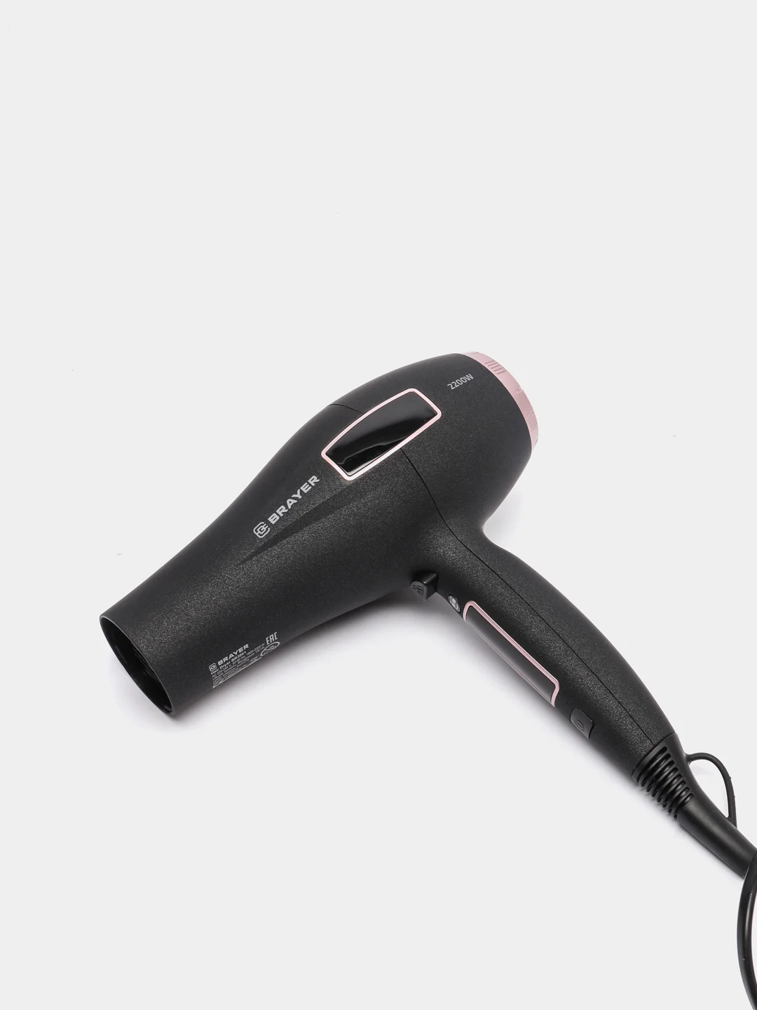 Фен для волос с сенсорным управлением BRAYER BR3001 8 режимов температуры