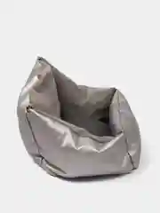 Серебряный автолежак для собак