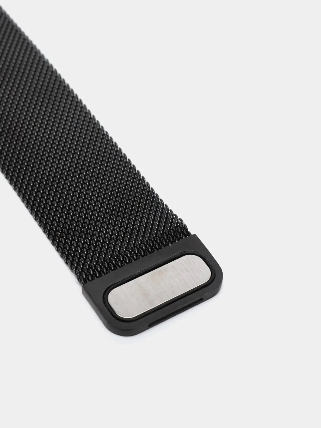 Черный стальной миланский ремешок на Apple Watch 3, 4, 5 (4 вида)