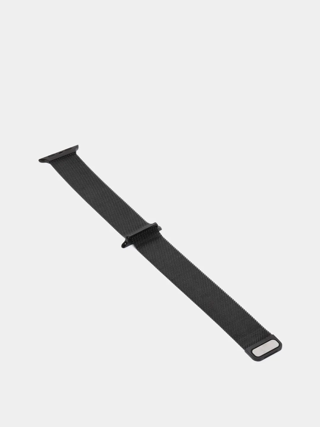 Черный стальной миланский ремешок на Apple Watch 3, 4, 5 (4 вида)