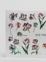Коралловый наклейки для маникюра ногтей, слайдеры