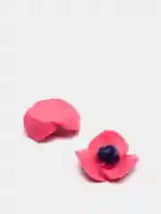 Розовый кабошон "Цветок"