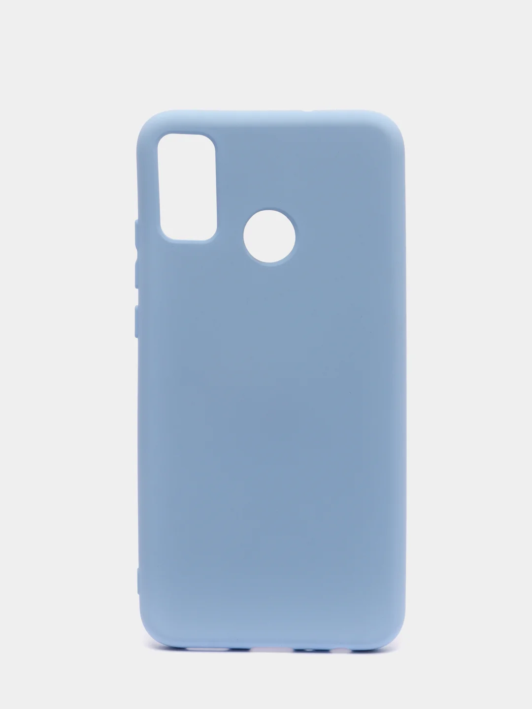 Голубой силиконовый чехол с Soft-touch покрытием Honor 9X Lite, Honor 8x