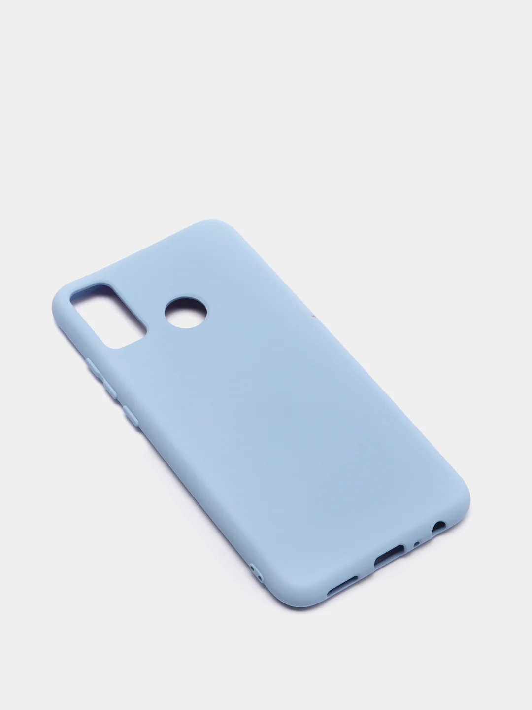 Голубой силиконовый чехол с Soft-touch покрытием Honor 9X Lite, Honor 8x