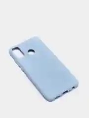 Голубой силиконовый чехол с Soft-touch покрытием Honor 9X Lite, Honor 8x
