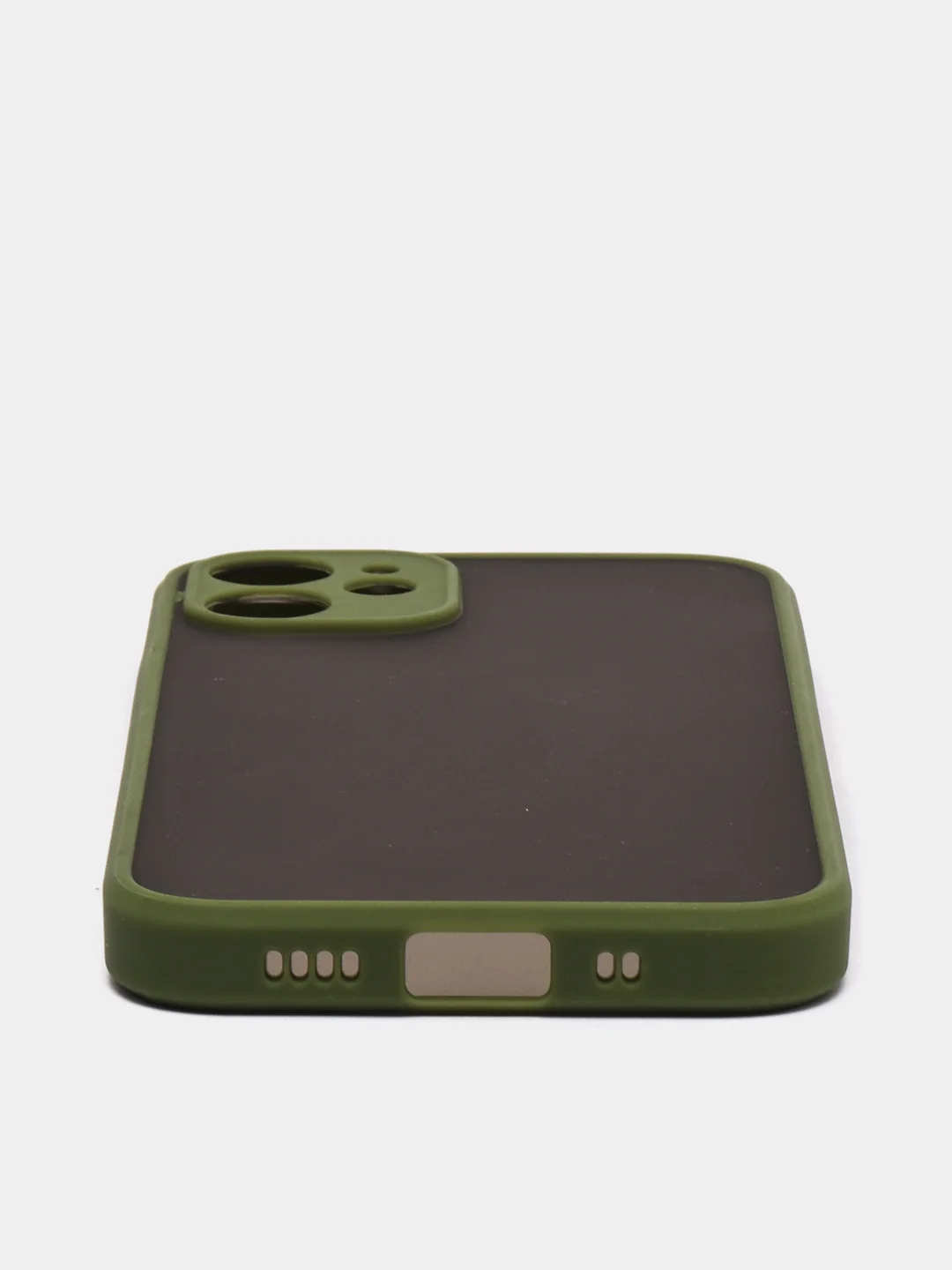 Зелёный хаки чехол iPhone 12 mini матовый