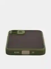 Зелёный хаки чехол iPhone 12 mini матовый