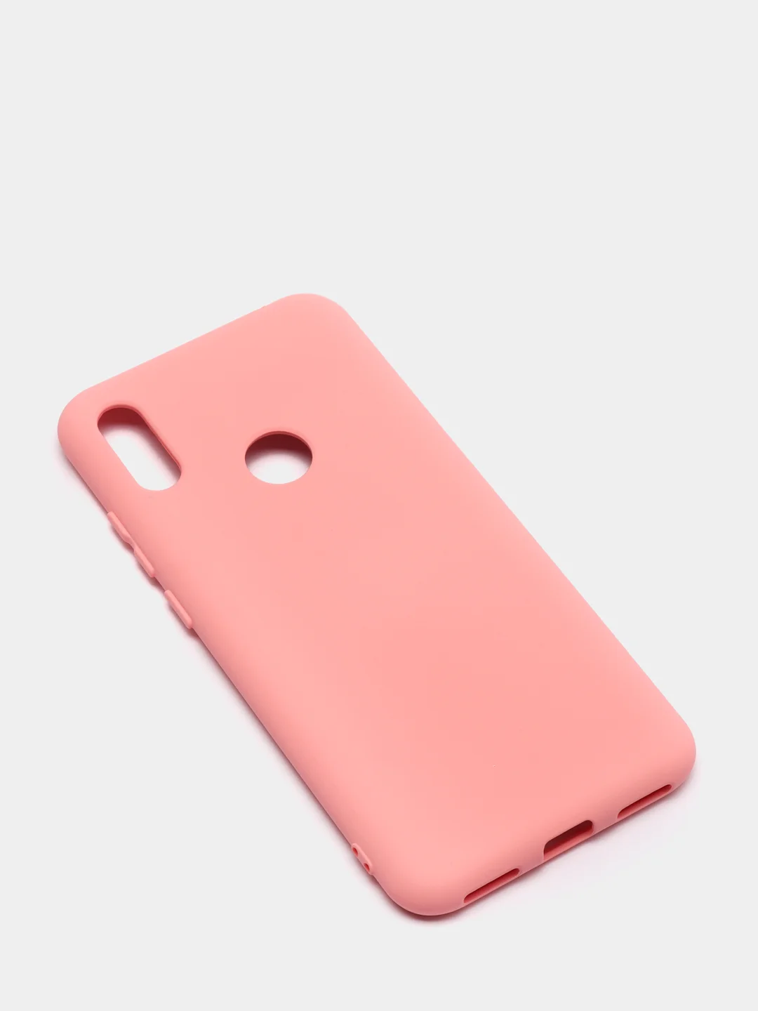 Кораллово-розовый силиконовый чехол с Soft-touch покрытием Honor 8A, 8A PRO, 8A Prime, Huawei Y6 2019, Y6S