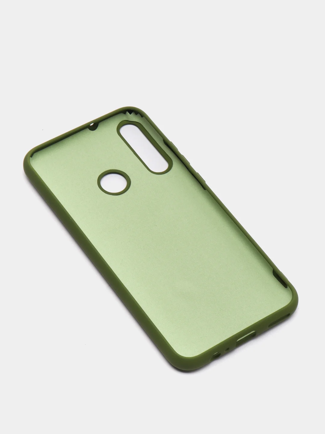 Зелёный хаки чехол с Soft-touch покрытием Honor 9C, Huawei P40 lite E, Huawei Y7P
