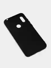 Черный силиконовый чехол с Soft-touch покрытием Honor 8A, 8A PRO, 8A Prime, Huawei Y6 2019, Y6S