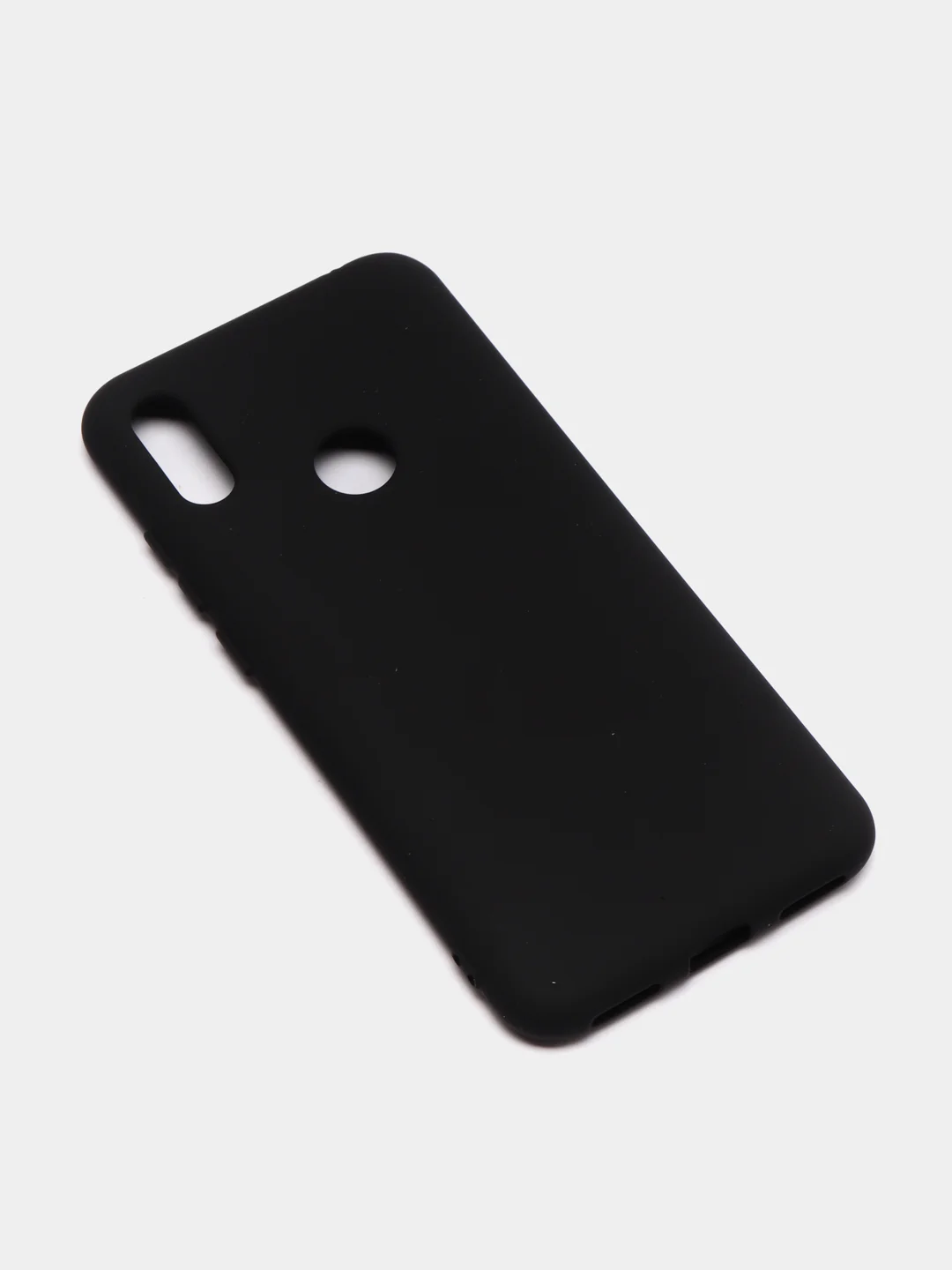 Черный силиконовый чехол с Soft-touch покрытием Honor 8A, 8A PRO, 8A Prime, Huawei Y6 2019, Y6S