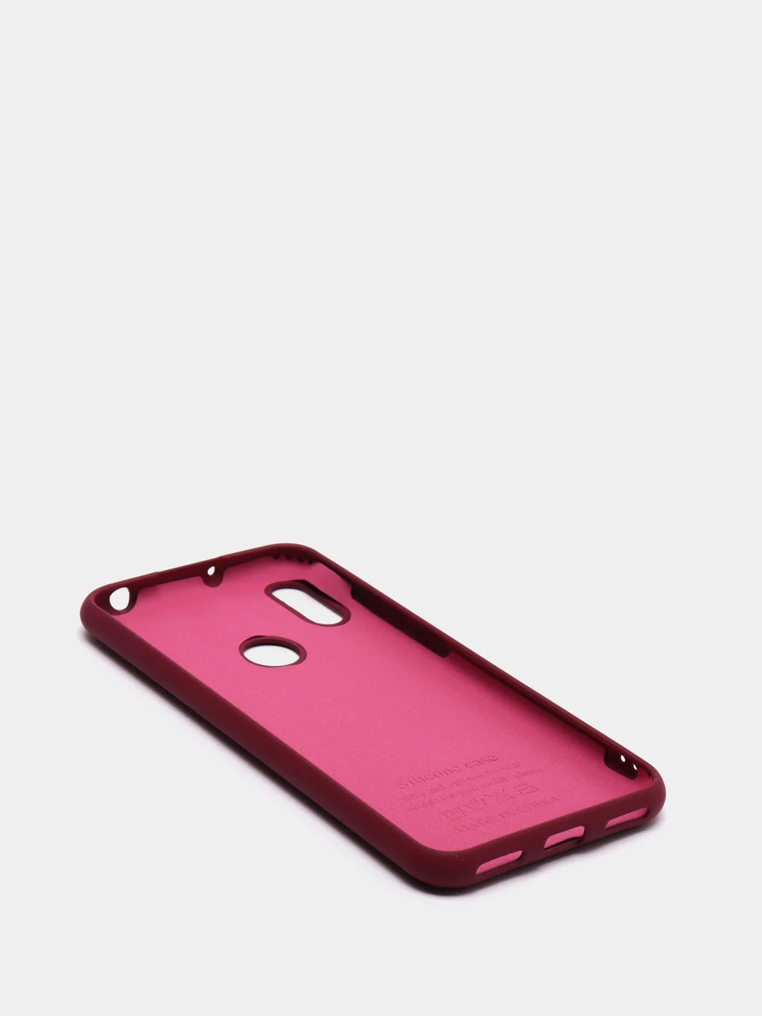 Тёмно-бордовый силиконовый чехол с Soft-touch покрытием Honor 8A, 8A PRO, 8A Prime, Huawei Y6 2019, Y6S
