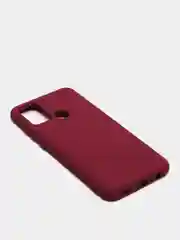 Тёмно-бордовый силиконовый чехол для Honor 9A с Soft-touch покрытием
