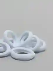 Белый резинки бесшовные