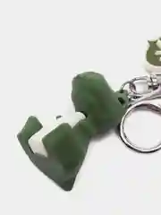 Зеленый брелок "животные" на ключи сумку с браслетом
