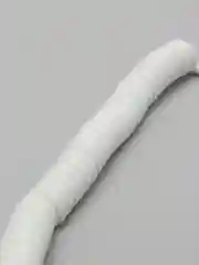 Белый aux-кабель угловой пружинный, 4 цвета