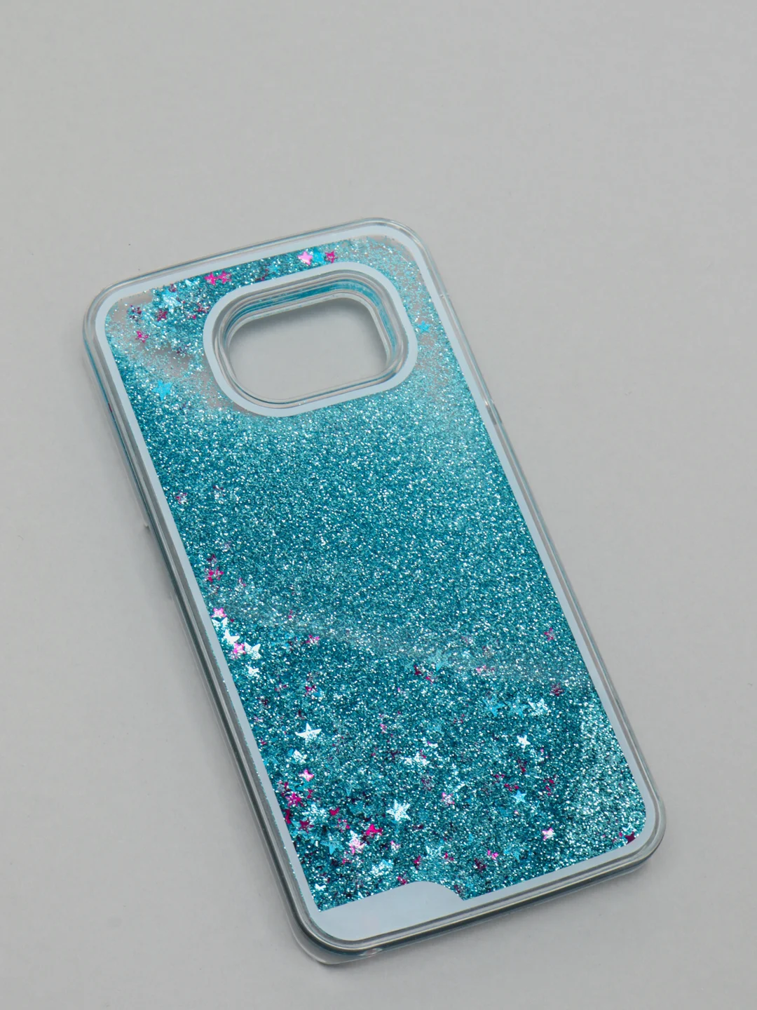 Светло-синий чехол Samsung S6 edge