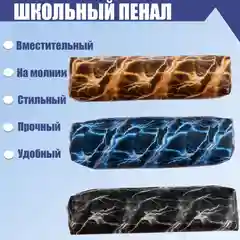 Пенал школьный на молнии (10186011)