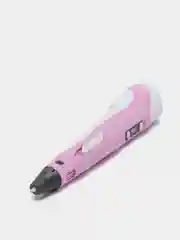 Розовый 3d, 3Д ручка Spider Pen LITE с ЖК дисплеем + трафарет в подарок (3 D/3 Д ручка)