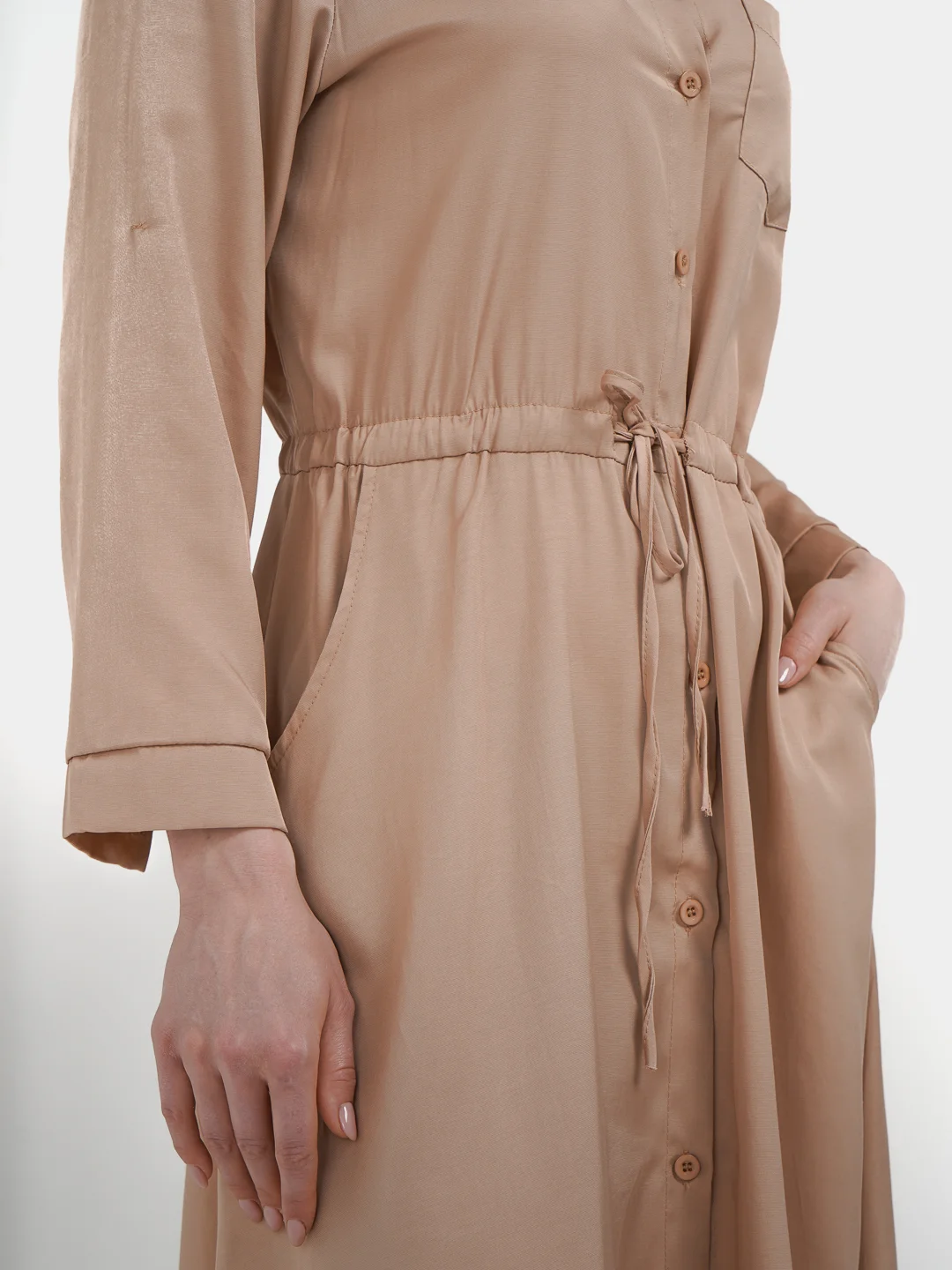 Бежевый платье 1001DRESS