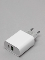 Зарядное устройство Type-C/USB, быстрая зарядка QC 3.0, Блок питания для iPhone 18W, L64