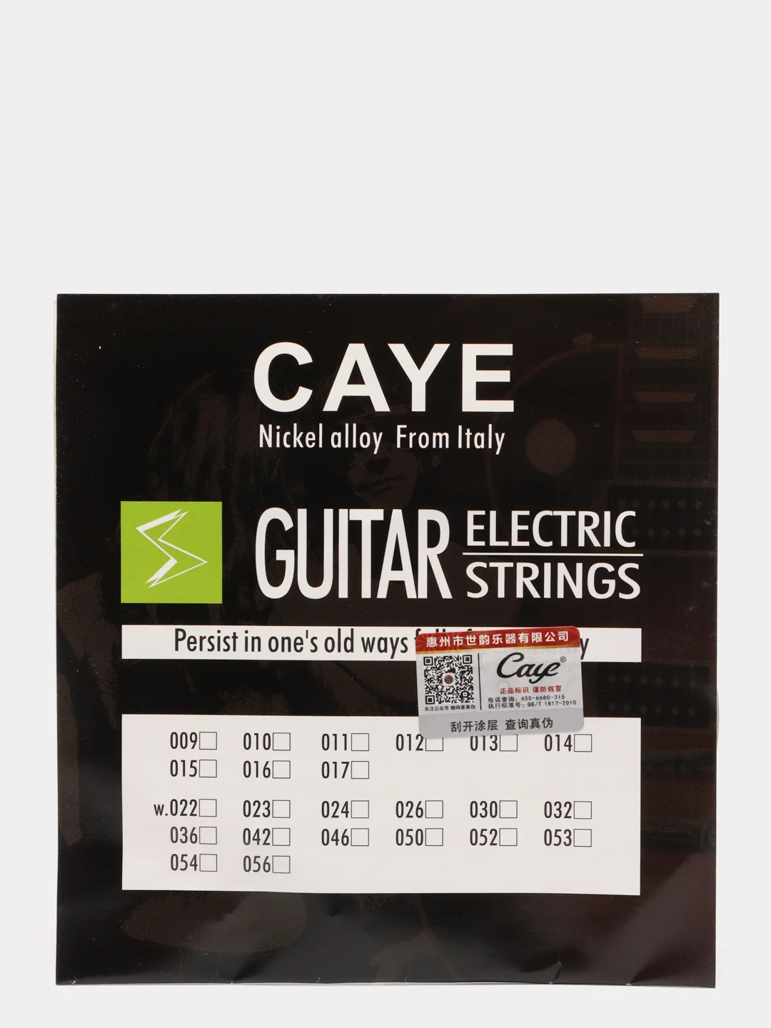 Запасные струны для электрогитары Orphee CAYE EW7300 (9-42), никель