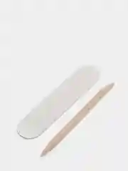 Карамельный накладные ногти с дизайном