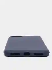 Синий меланж чехол силиконовый матовый для iPhone 7 Plus, 8 плюс 6, 6s, 7, 8, SE 2020