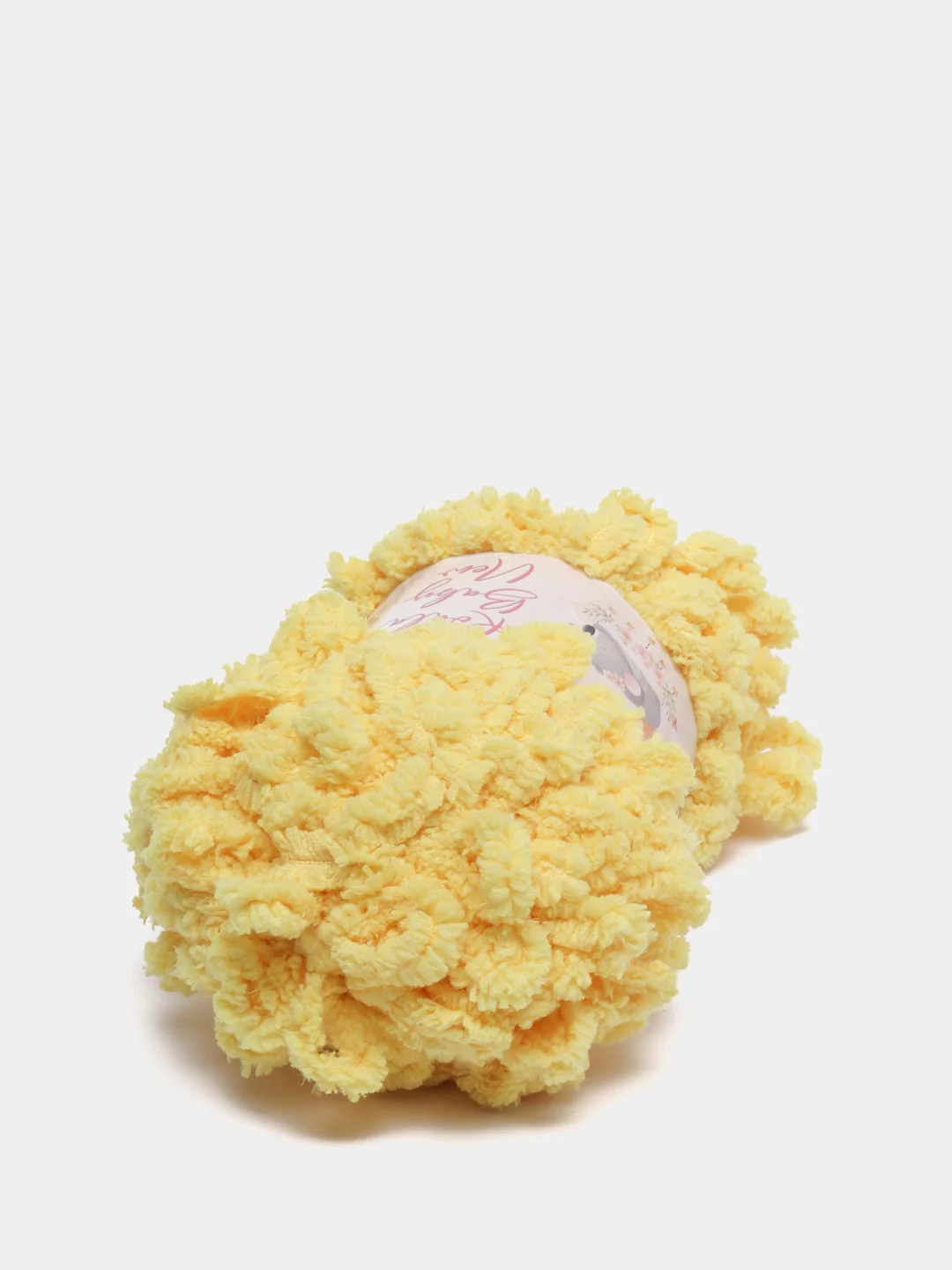 Желтый пряжа Koala Baby New Puffy, 100 г, 9 м