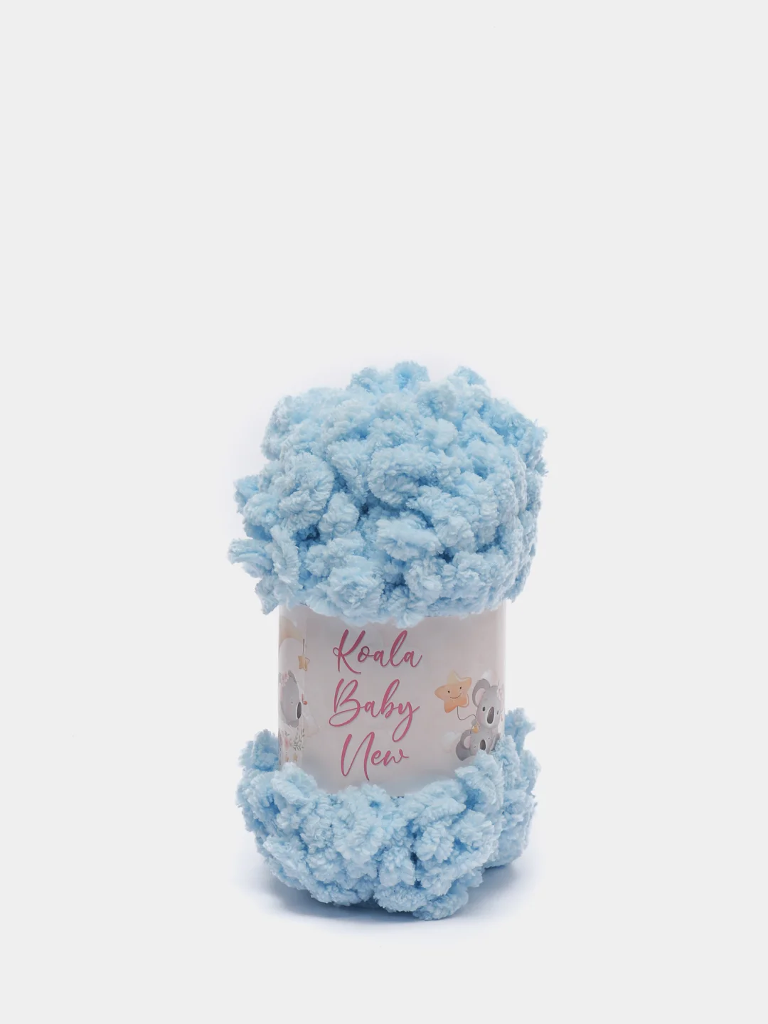 Голубой пряжа Koala Baby New Puffy, 100 г, 9 м